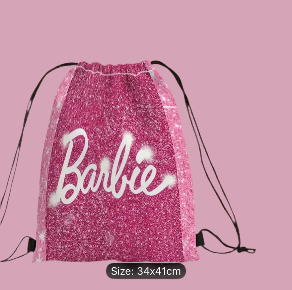 Pink Barbie Girl Backpack