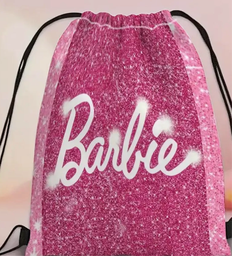 Pink Barbie Girl Backpack