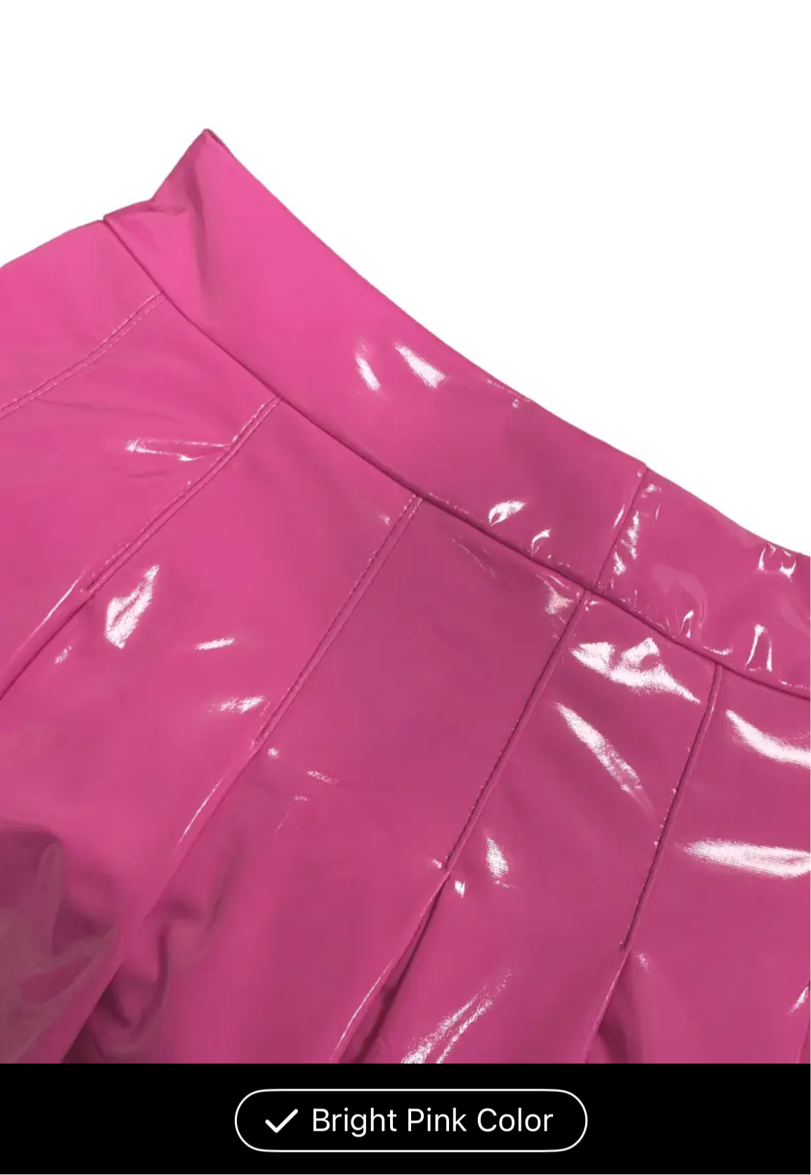 Hot girl leather skirt