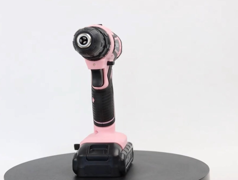Pink power drill