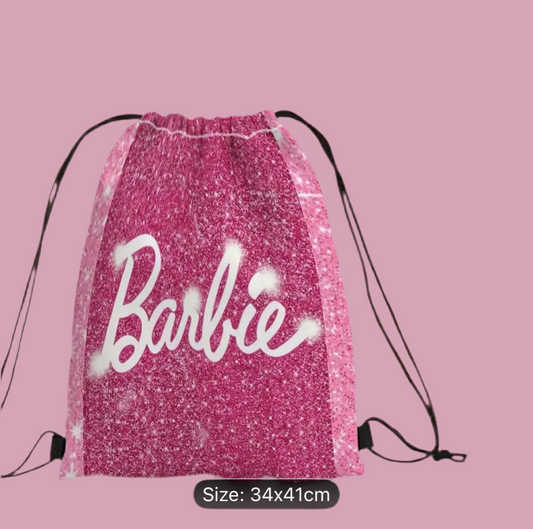 Pink Barbie Girl Backpack
