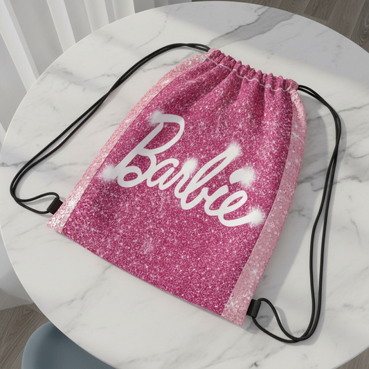 Pink Barbie Girl Backpack