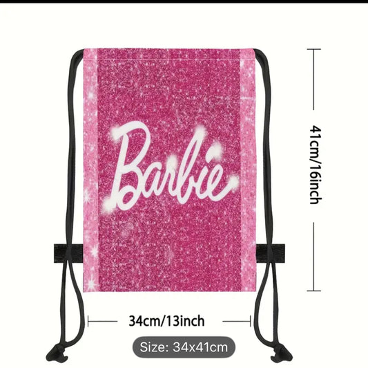 Pink Barbie Girl Backpack