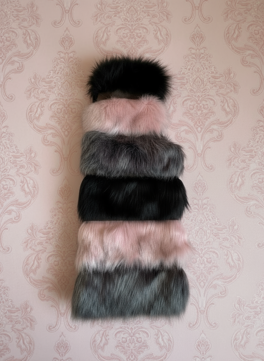 Vintage faux fur vest