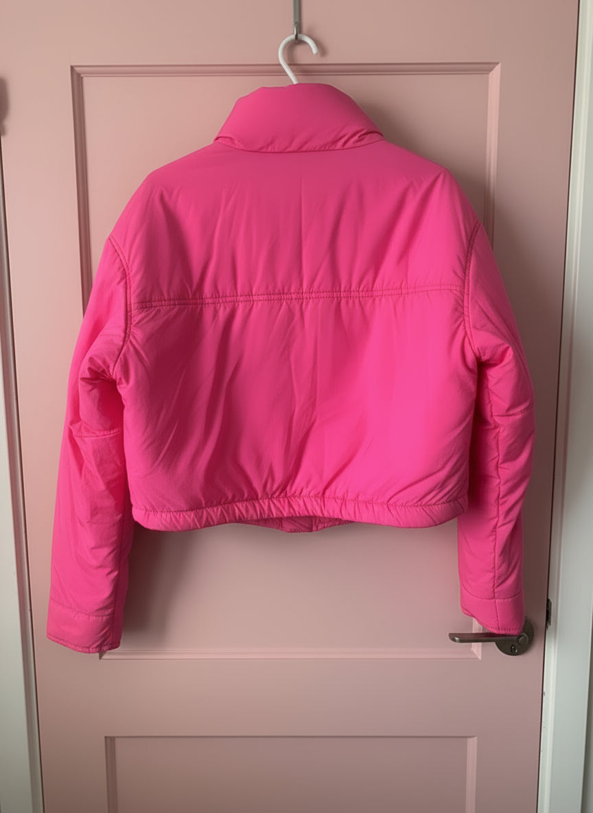 Hot pink Zara jacket