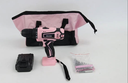 Pink power drill